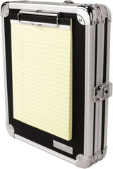 Vaultz - 9-3/4" Long x 2" Wide, Clip Board - Black - Exact Tooling