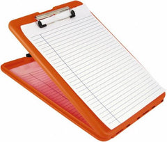 Saunders - 1-1/4" Long x 9-1/2" Wide, Clip Board - High Visibility Orange - Exact Tooling