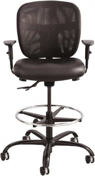 Safco - Swivel & Adjustable Stools Type: Adjustable Height Stool Base Type: Swivel - Exact Tooling