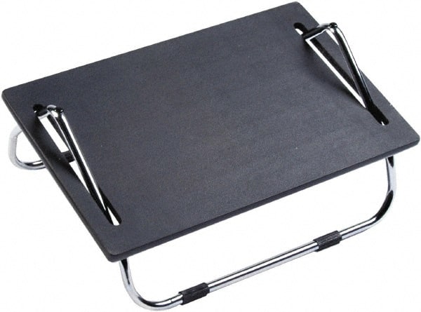Safco - 18-1/2" Wide, 8" High Adjustable Foot Rest - Black - Exact Tooling