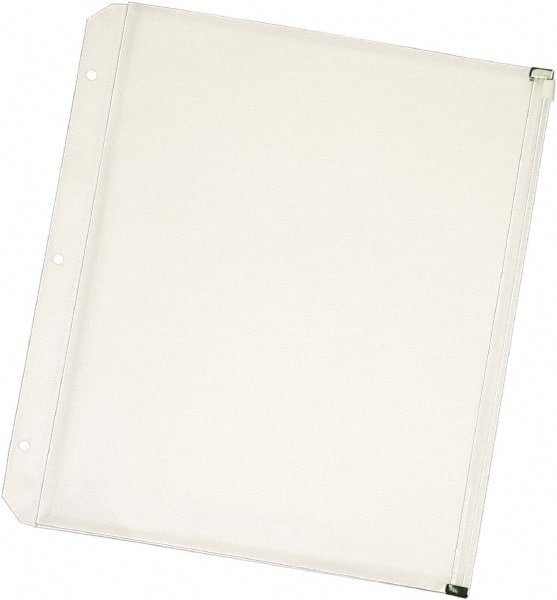 Cardinal - 11 x 8 1/2" 3 Tabs, 3-Hole Punched, Binder Pockets Divider - Clear - Exact Tooling