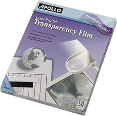 Apollo - Transparency Films & Sleeves Audio Visual Conference Accessory Type: Transparency Sleeves For Use With: Laser Copiers; Laser Printers - Exact Tooling