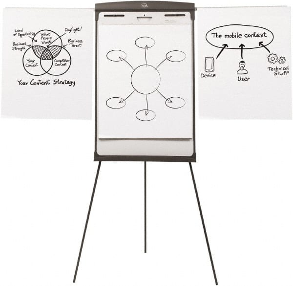 Quartet - Dry Erase Easel - 42 to 72" High - Exact Tooling