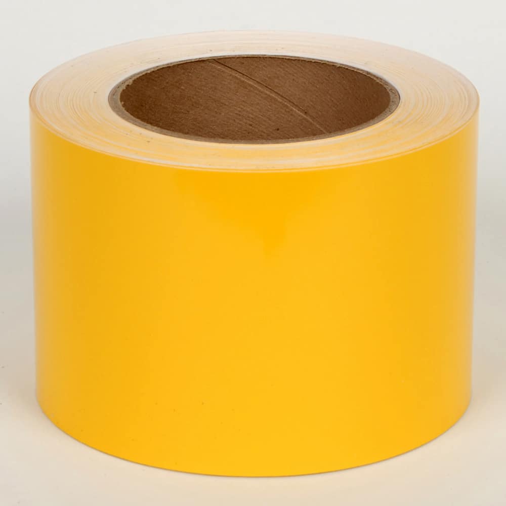 Cobra Systems - Labels, Ribbons & Tapes; Type: Vinyl Tape ; Color: Yellow ; For Use With: VNM8 ; Width (Inch): 6 ; Length (Feet): 150 ; Material: Vinyl - Exact Tooling