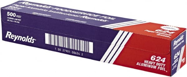 Reynolds - Heavy Duty Aluminum Foil Roll, 18" x 500', Silver - Use with Food Protection - Exact Tooling