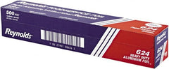 Reynolds - Heavy Duty Aluminum Foil Roll, 18" x 500', Silver - Use with Food Protection - Exact Tooling