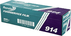 Reynolds - PVC Film Roll with Cutter Box, 18" x 2,000', Clear - Use with Food Protection - Exact Tooling
