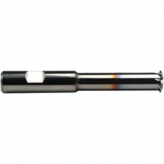 Emuge - 11 Max TPI, Internal Single Profile Thread Mill - 1-7/8" Cut Diam, 5/8" Shank Diam, 5 Flute, 4-1/8" OAL, TiCN Finish - Exact Tooling