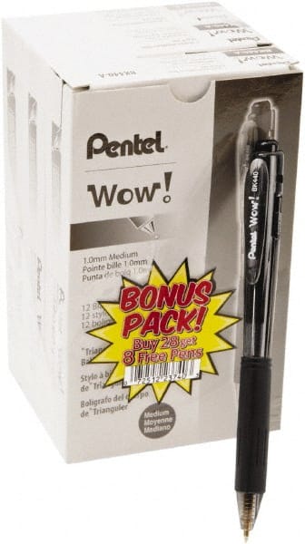 Pentel - Conical Ball Point Pen - Black - Exact Tooling