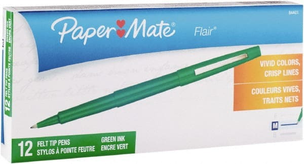 Paper Mate - Needle Porous Point Pen - Green - Exact Tooling