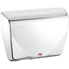 ASI-American Specialties, Inc. - 2200 Watt White Finish Electric Hand Dryer - 277 Volts, 7.9 Amps, 14-7/16" Wide x 10-13/16" High x 3-15/16" Deep - Exact Tooling
