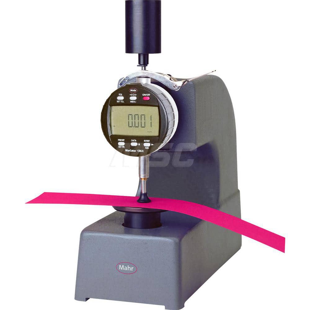 Mahr - Dial Thickness Gages; Minimum Measurement (Inch): 0 ; Minimum Measurement (mm): 0 ; Minimum Measurement (Decimal Inch): 0 ; Maximum Measurement (Inch): 0.0980 ; Maximum Measurement (Decimal Inch): 0.0980 ; Maximum Measurement (mm): 2.50 - Exact Tooling