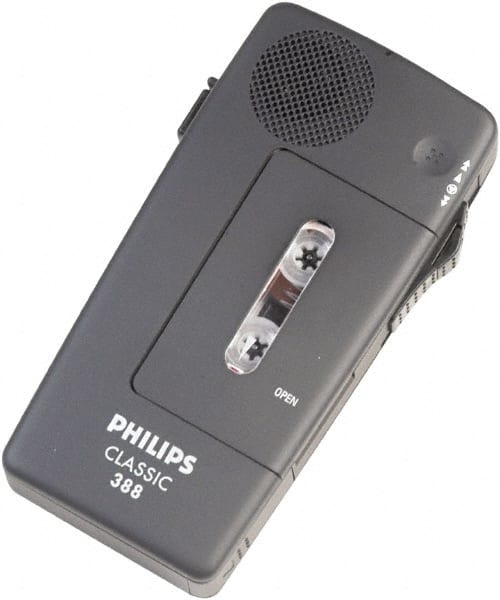 Philips - Gray Cassette - Use with Dictation Recorder - Exact Tooling