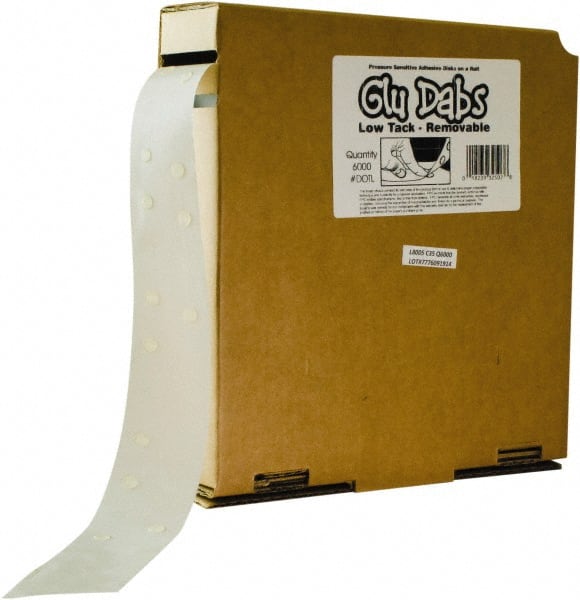 Surebonder - 6,000 Count Roll Amber Glue Spots - Bonds to Paper, Cardboard, Plastic & Metal - Exact Tooling