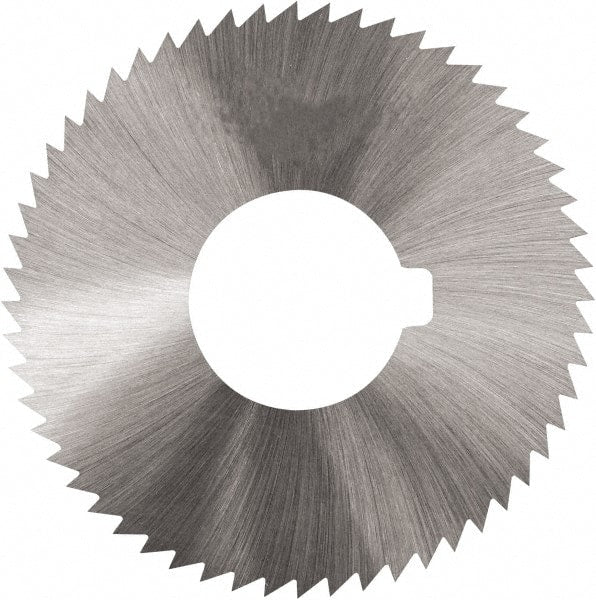 Made in USA - Slitting & Slotting Saws   Material: High Speed Steel    Blade Diameter (Inch): 4 - Exact Tooling