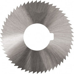 Made in USA - Slitting & Slotting Saws   Material: High Speed Steel    Blade Diameter (Inch): 3-1/2 - Exact Tooling