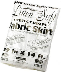 Tablemate Products - Table Set Plastic Banquet Roll, Table Cover, 40" x 100', White - Exact Tooling