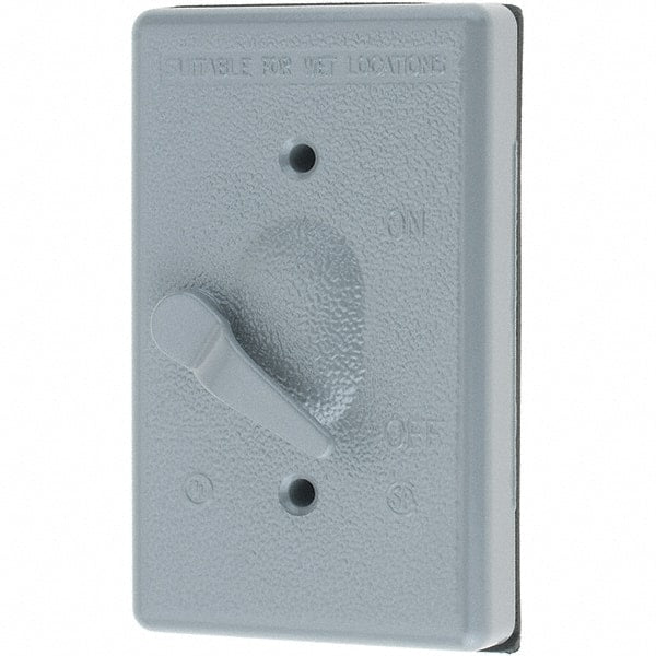 Leviton - Electrical Outlet Box Aluminum\xB6Zinc Device Cover - Exact Tooling