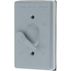Leviton - Electrical Outlet Box Aluminum\xB6Zinc Device Cover - Exact Tooling
