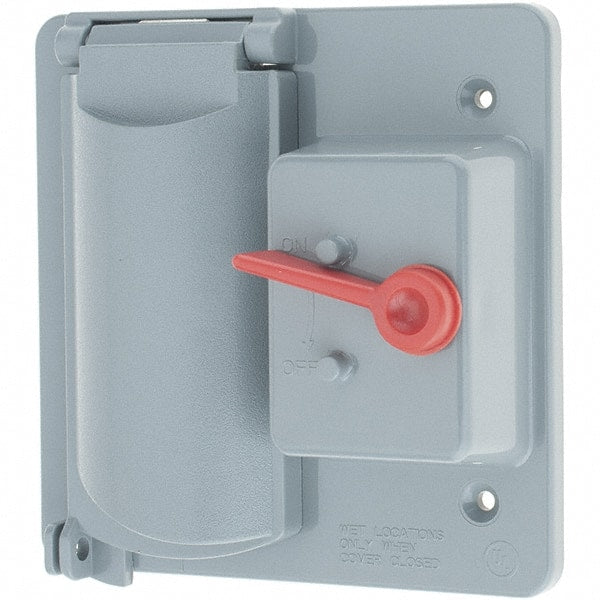 Leviton - Electrical Outlet Box Polycarbonate Device Cover - Exact Tooling