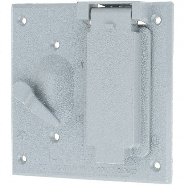Leviton - Electrical Outlet Box Zinc Device Cover - Exact Tooling