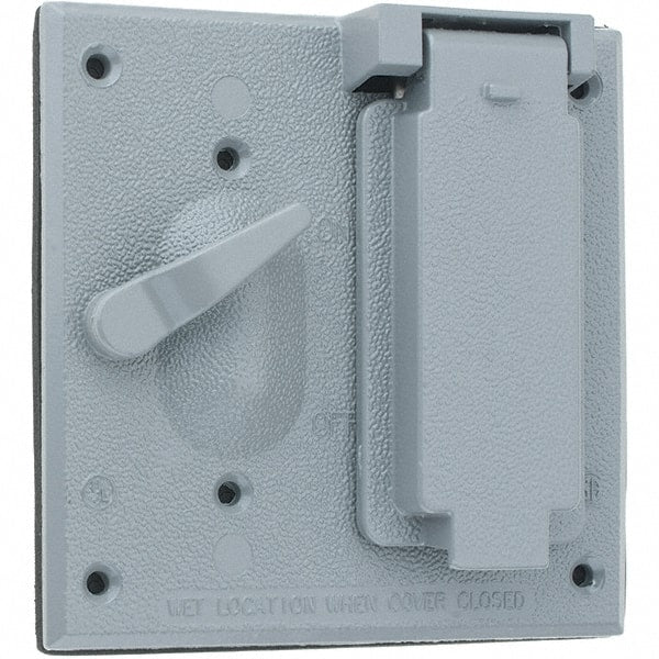 Leviton - Electrical Outlet Box Zinc Device Cover - Exact Tooling