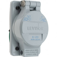 Leviton - Straight Blade Receptacles   Receptacle Type: Single Receptacle    Grade: Industrial - Exact Tooling