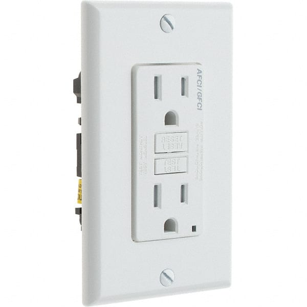 Leviton - GFCI Receptacles Grade: Commercial Color: White - Exact Tooling