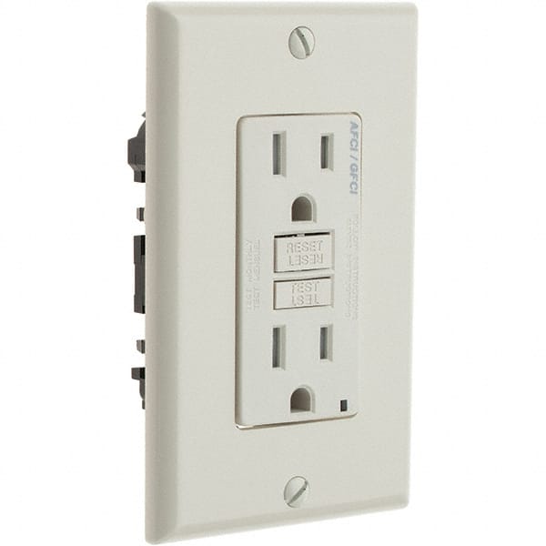Leviton - GFCI Receptacles Grade: Commercial Color: Light Almond - Exact Tooling