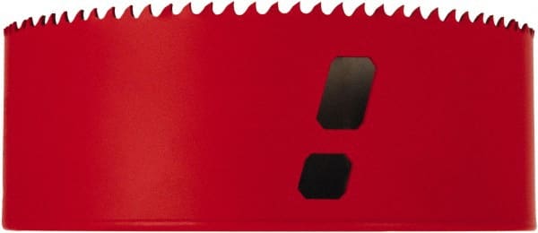 M.K. MORSE - 5" Diam, 1-15/16" Cutting Depth, Hole Saw - Bi-Metal Saw, Toothed Edge - Exact Tooling