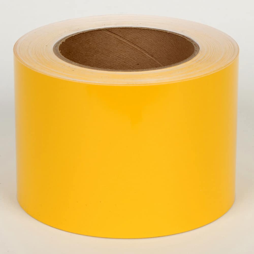Cobra Systems - Labels, Ribbons & Tapes; Type: Vinyl Tape ; Color: Yellow ; For Use With: VNM8 ; Width (Inch): 9 ; Length (Feet): 150 ; Material: Vinyl - Exact Tooling
