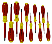 Insulated Torx® Screwdriver Set T6 - T30. 10 Pieces - Exact Tooling