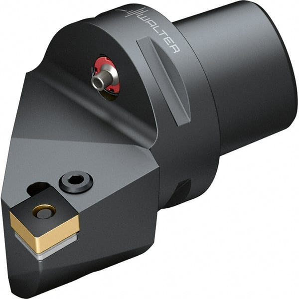 Walter - 95° Lead Angle, Indexable Turning Toolholder - 90mm OAL, Series PCLN-CAPTO-AUSSEN - Exact Tooling