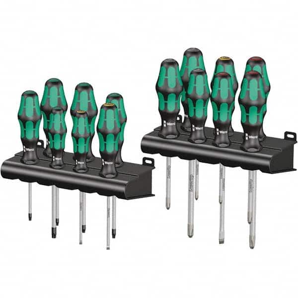 Wera - Screwdriver Sets Screwdriver Types Included: Phillips; Pozidriv; Slotted; Torx Number of Pieces: 14 - Exact Tooling