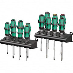 Wera - Screwdriver Sets Screwdriver Types Included: Phillips; Pozidriv; Slotted; Torx Number of Pieces: 14 - Exact Tooling