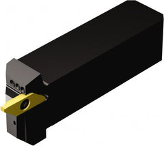 Sandvik Coromant - 0.2856" Max Depth of Cut, Right Hand Indexable Grooving Cutoff Toolholder - 25mm Shank Height x 25mm Shank Width, QS-SMALR2525X3HP Toolholder Style, Series CoroCut XS - Exact Tooling