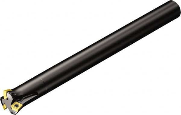 Sandvik Coromant - 2 Inserts, 0.1811" Cutter Diam, 0.85mm Max Depth of Cut, Indexable High-Feed Face Mill - Series CoroMill 415 - Exact Tooling