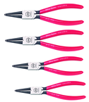 Wiha Straight Internal Retaining Ring Plier Set -- 4 Pieces -- Includes: Tips: .035; .050; .070; & .090" - Exact Tooling