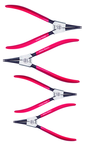 Wiha Straight External Retaining Ring Plier Set -- 4 Pieces -- Includes: Tips: .035; .050; .070; & .090" - Exact Tooling