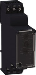 Schneider Electric - 4 Pin, 100 hr Delay, Multiple Range SPDT Time Delay Relay - 8 Contact Amp, 250 Volt, On Board Trimpot - Exact Tooling
