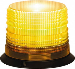 Buyers Products - 8 Joules, 80 FPM, 1" Pipe & 3-Bolt Mount Emergency Strobe Light Assembly - Powered by 12 to 24 Volts, Amber - Exact Tooling