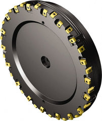 Sandvik Coromant - 355mm Cut Diam, 308.65mm Arbor Hole, 0.9mm Max Depth of Cut, 25° Indexable Chamfer & Angle Face Mill - 24 Inserts, CoroMill 425 -1707 Insert, Right Hand Cut, Series CoroMill 425 - Exact Tooling