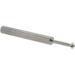 Accupro - 5/32° 5/32" Cut Diam, 0.078" Cut Width, 3/16" Shank, Solid Carbide Double-Angle Cutter - Exact Tooling