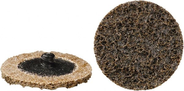 Camel Grinding Wheels - 4" Disc Diam, 80 Grit, Aluminum Oxide Quick Change Disc - Type R Attaching System, Nonwoven, 12,000 RPM - Exact Tooling