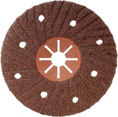 Camel Grinding Wheels - 5" Diam 7/8" Hole 36 Grit Fiber Disc - Medium Grade, Aluminum Oxide, 12,250 Max RPM, Series Semi Flex Red Fiber - Exact Tooling