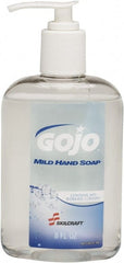 Ability One - 8 oz Pump Bottle Liquid Hand Cleaner - Clear, Fruit Scent - Exact Tooling