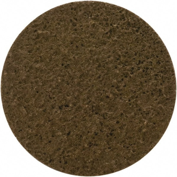 Camel Grinding Wheels - 7" Diam, 50 Grit, Aluminum Oxide Hook & Loop Disc - Coarse Grade, Nonwoven, Cloth Backing - Exact Tooling