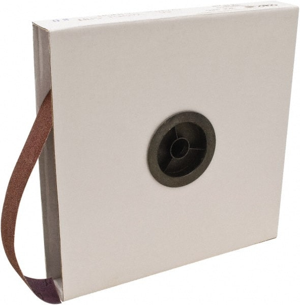 Camel Grinding Wheels - 1" x 50 Yd 320 Grit Aluminum Oxide Shop Roll - Very Fine Grade - Exact Tooling