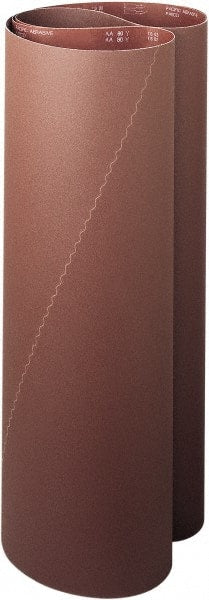 Camel Grinding Wheels - 37" Wide x 75" OAL, 100 Grit, Aluminum Oxide Abrasive Belt - Aluminum Oxide, Fine, Coated, X Weighted Cloth Backing, Dry - Exact Tooling