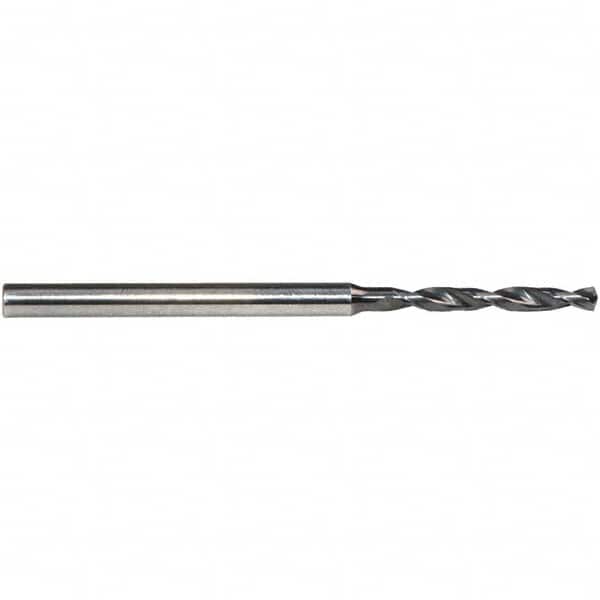 Emuge - 0.85mm, 140° Point, Solid Carbide Micro Drill Bit - Exact Tooling